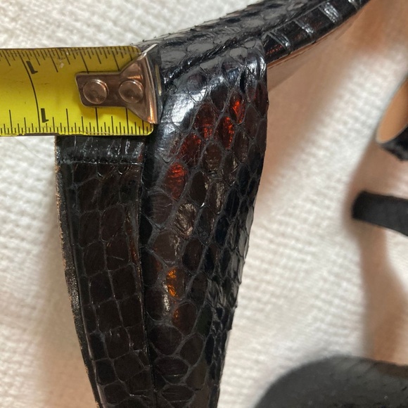 Rachel Zoe Mary Jane Snakeskin Leather - Picture 3 of 11